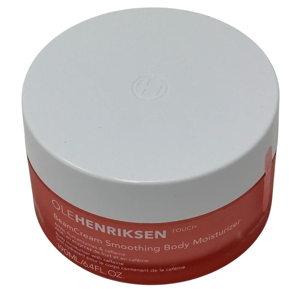 Ole Henriksen Touch BeamCream Smoothing Body Moisturizer 6.4oz AHA Caffeine